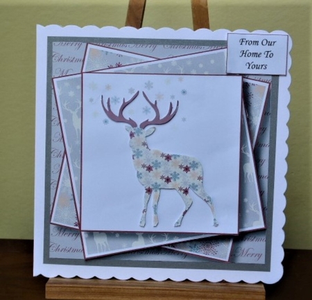 Christmas Paper Stag 3 by Lynn Butters