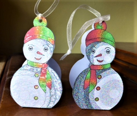 Gift box -Snowman, by Lynn Butters