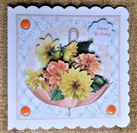 Umbrella of flowers 3 by Lynn Butters