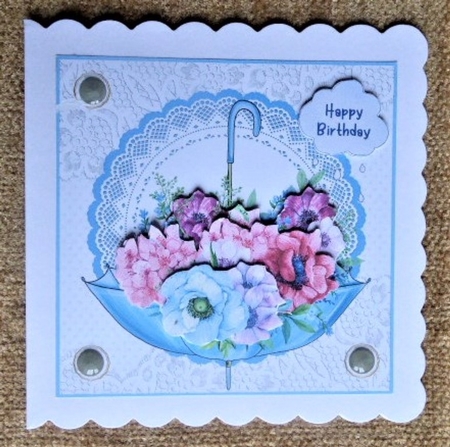 Umbrella of flowers 4 by Lynn Butters