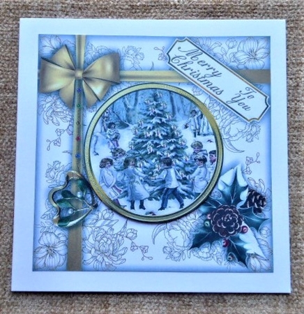 Foiled Parcel A4 - Celebrating the Tree by Lynn Butters