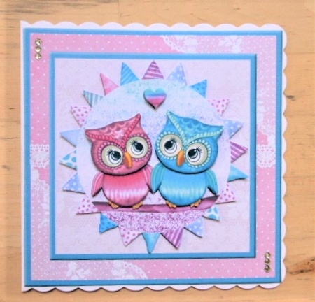 Love Owlays Decoupage Mini Kit by Lynn Butters