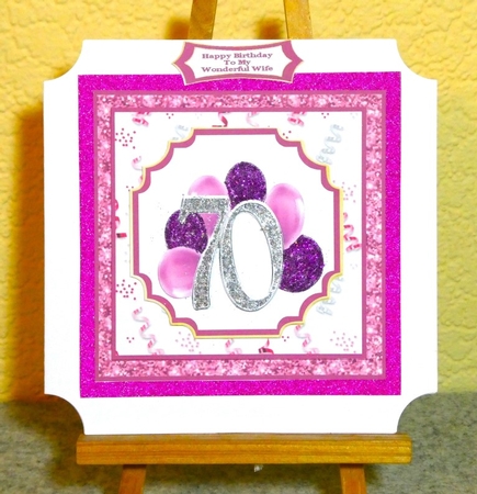 Happy 70th Birthday 2 - 7x7 Mini Kit by Lynn Butters