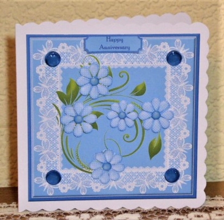 Blue Florals by Lynn Butters