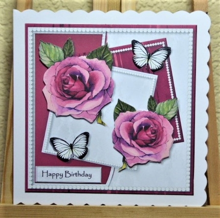 Roses  Mini Kit 7x7 by Lynn Butters
