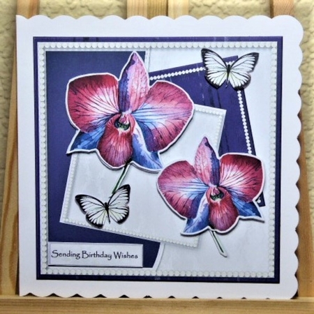 Orchids   Mini Kit 7x7 by Lynn Butters
