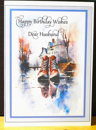 Husbands Sneakers Birthday by Lynn Butters