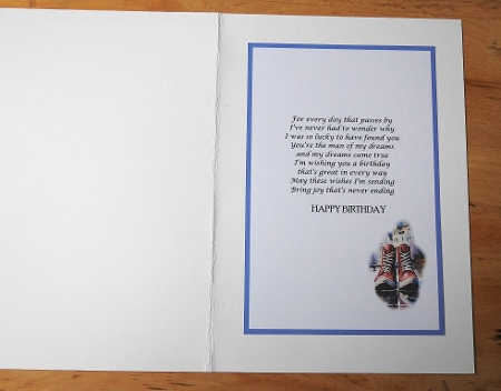 Husbands Sneakers Birthday by Lynn Butters