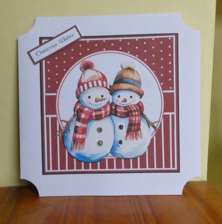SNOWMAN COUPLE by Lynn Butters