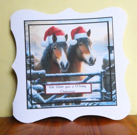 FESTIVE HORSES 2 by Lynn Butters