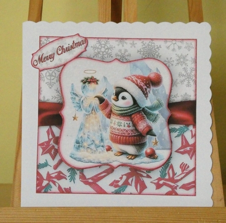 Christmas Penguins Mini Kit 7X7 by Lynn Butters