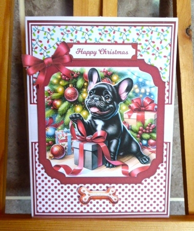 FRENCH BULLDOGS AT CHRISTMAS by Lynn Butters
