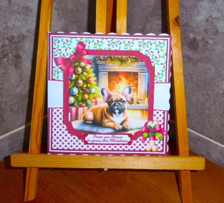 FRENCH BULLDOGS AT CHRISTMAS by Lynn Butters