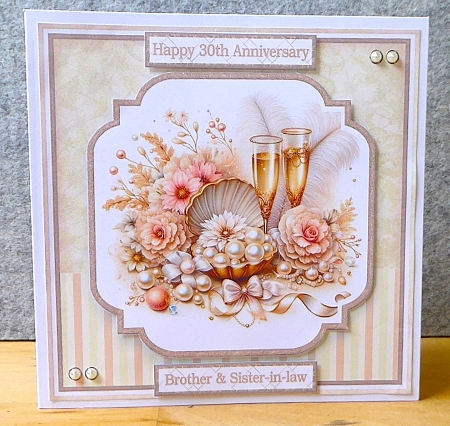8x8 Pearl Anniversary Mini Kit 1 - x9 A4 Sheets  by Lynn Butters