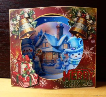 Merry Christmas Diorama by Lynn Butters