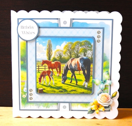 Grazing Horses by Lynn Butters