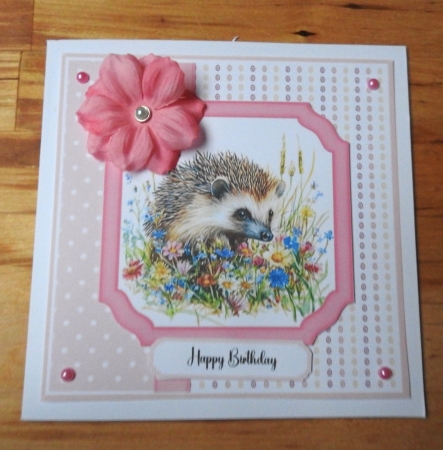 Floral Hedgehog by Lynn Butters