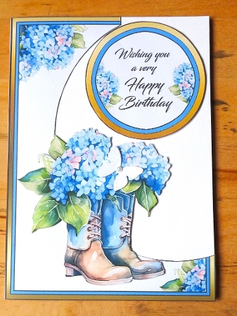 Cutaway Hydrangea Boots by Lynn Butters