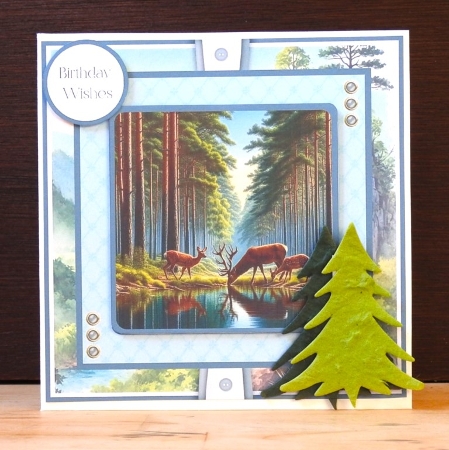 Deers in the Forest by Lynn Butters