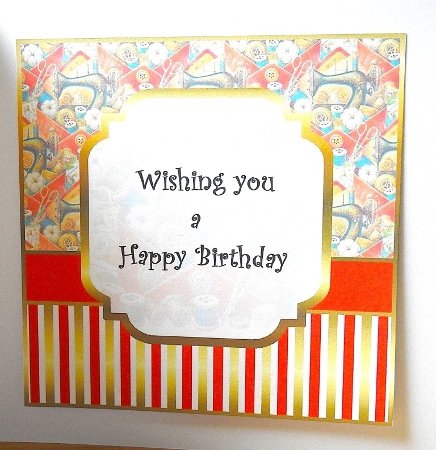 glam envelope sewing 1 red insert by Lynn Butters