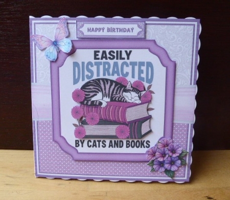 7x7 - 5x7 - 6x6 CAT LADY  by Lynn Butters
