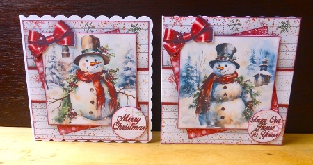 Mr Snowman Mini Kit 7x7 by Lynn Butters