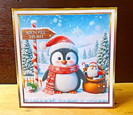 snow penguin by Lynn Butters