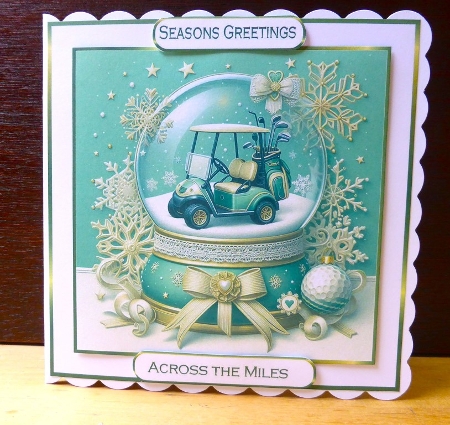 christmas golf buddy by Lynn Butters