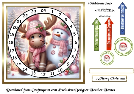 animal advent card 1 by Lynn Butters