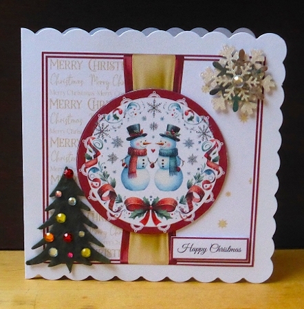 Snowmen Circles 2 by Lynn Butters