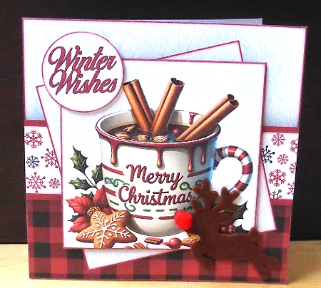 Christmas Mugs Mini Kit 7X7 by Lynn Butters