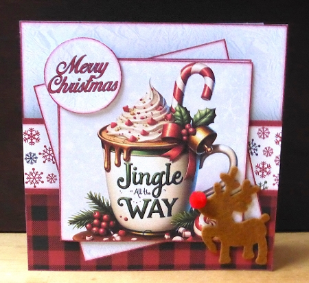 Christmas Mugs Mini Kit 7X7 by Lynn Butters