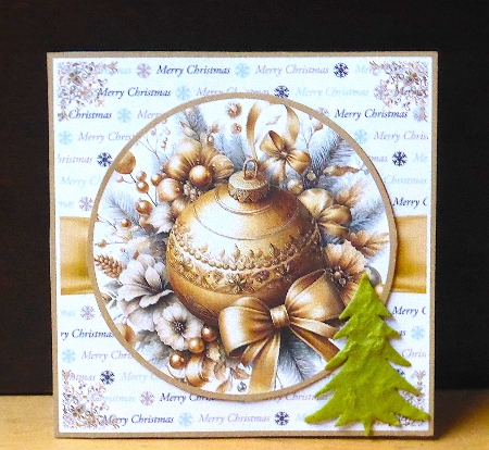 Gold Baubles Mini Kit 7x7 by Lynn Butters
