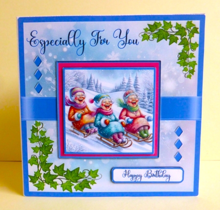 Three Laughing Ladies Winter Fun by Lynn Butters