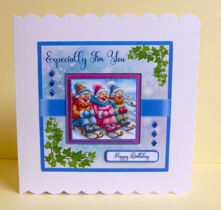 Three Laughing Ladies Winter Fun by Lynn Butters