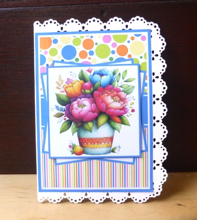 Quirky Flowers #1 Mini Kit 5x7 (4) by Lynn Butters