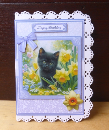SPRING KITTENS 5x7 6x6 by Lynn Butters