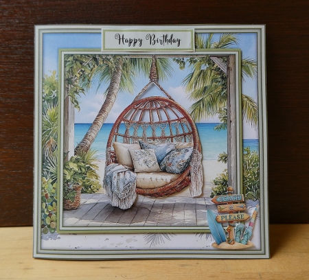 Rotan Hanging Chair - Mini Kit 6x6 by Lynn Butters
