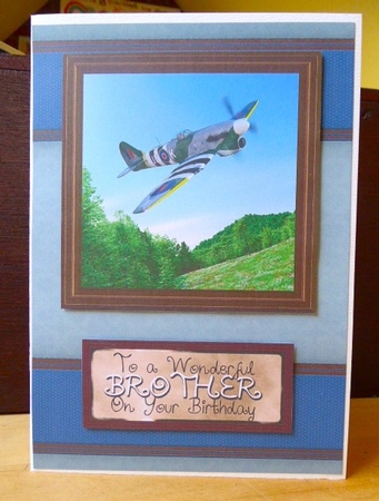 Tempest Over Field A5 Card for Brother by Lynn Butters