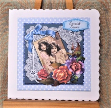 Special Sister Birthday Card  by Lynn Butters