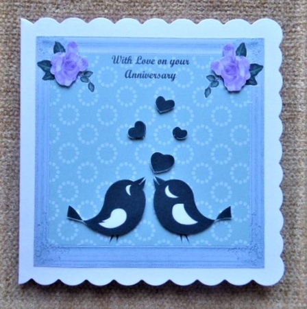Anniversary love birds by Lynn Butters