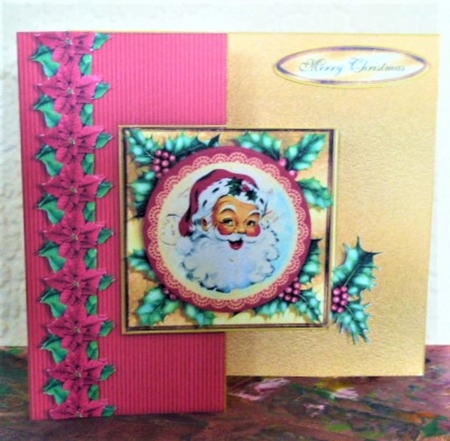 Christmas Vintage No Hole Fold Back Kit-10 by Lynn Butters