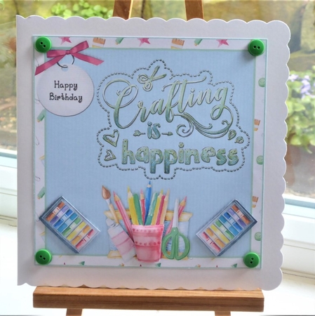 8x8 Crafty Birthday  by Lynn Butters