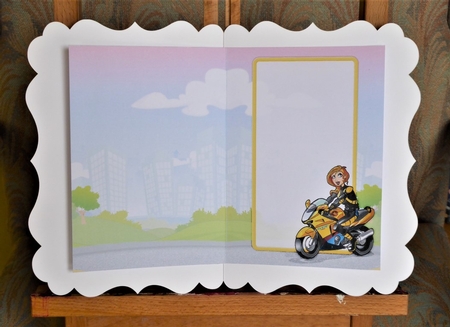 Biker Chick Yellow Insert by Lynn Butters
