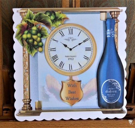 Occasions Clock - Contemplation by Lynn Butters
