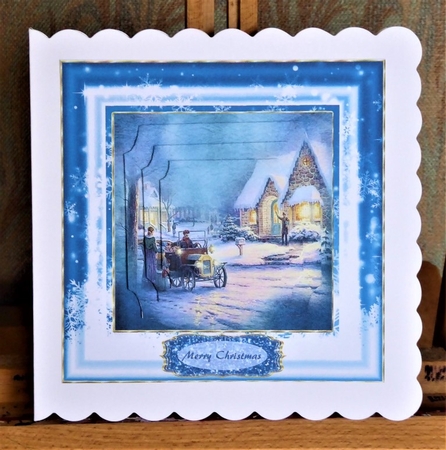 Christmas Visitors Pyramage  by Lynn Butters