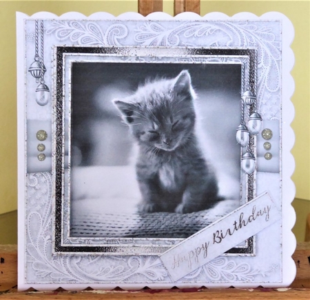 Happy Birthday thank you with love pyramid mini kit by Lynn Butters