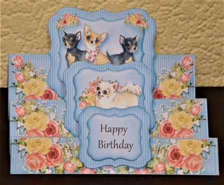 Stair Stepper Puppy Card Kit-1 by Lynn Butters