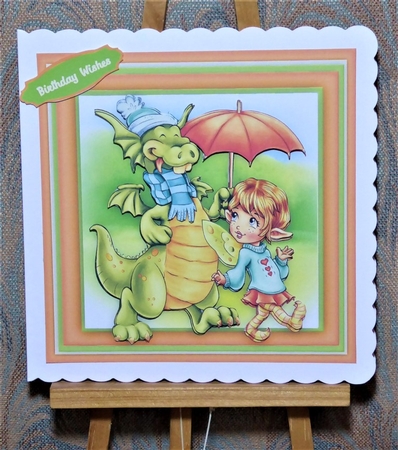 8x8 Mini Kit, Dragons Walk  by Lynn Butters