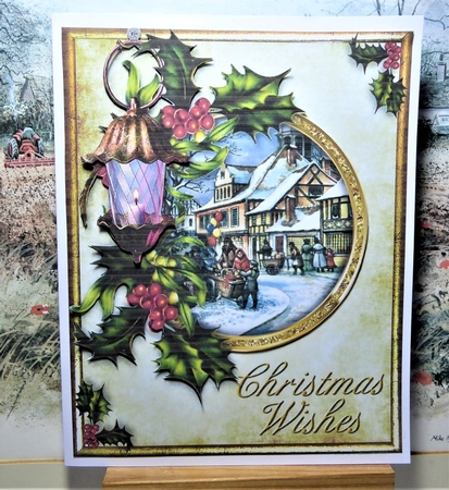 10 x 8 inch Christmas - Balloons by Lynn Butters